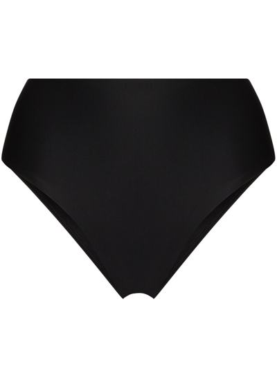 Matteau High-rise Bikini Bottoms In Schwarz