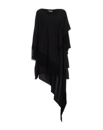 Balenciaga Short Dresses In Black