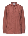 Mauro Grifoni Shirts In Brown