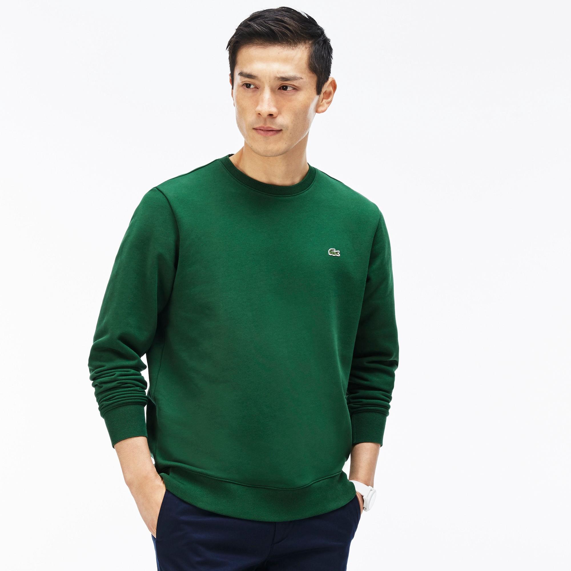 Lacoste Men's Fleece Sweatshirt - Green 