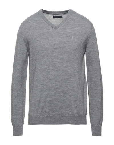 Tru Trussardi Sweaters In Grey