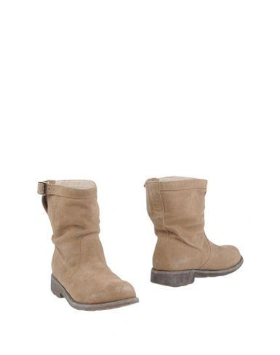 Bikkembergs Ankle Boots In Sand
