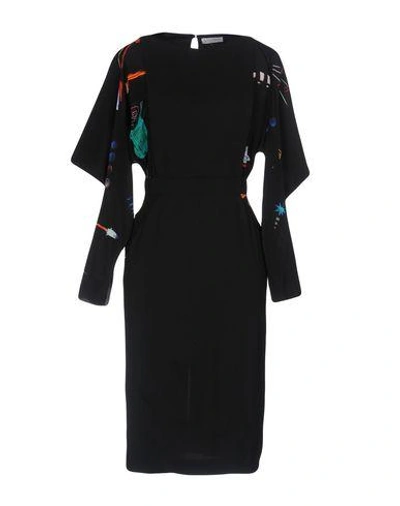 Vionnet Knee-length Dress In Black