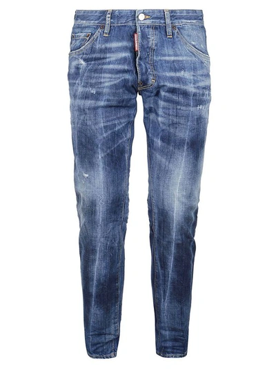 Dsquared2 Men's Blue Cotton Jeans