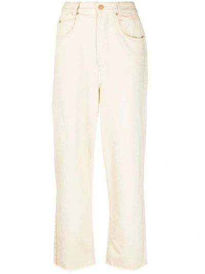 Isabel Marant Women's Beige Cotton Pants