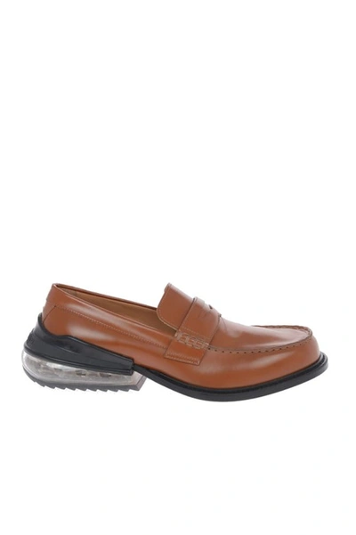 Maison Margiela Men's Brown Leather Loafers