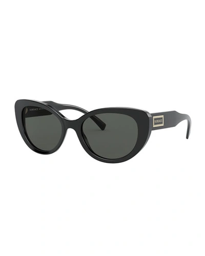 Versace Kids Biggie Sunglasses, Vk4429u (ages 7-10) In Black 1