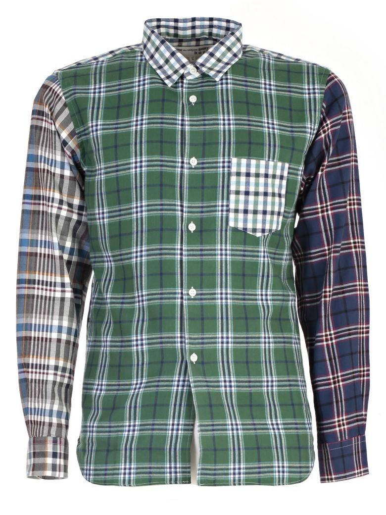 comme des garcons checkered shirt