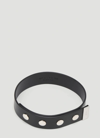 Alyx 1017  9sm Leather Choker In Black