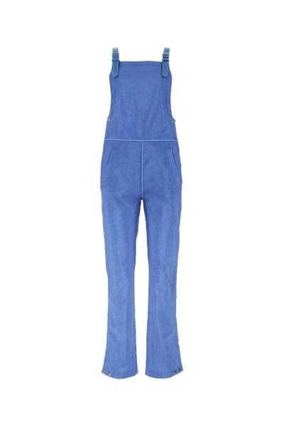 Burberry Cerulean Nylon Overalls  Nd  Donna 4 In Blue