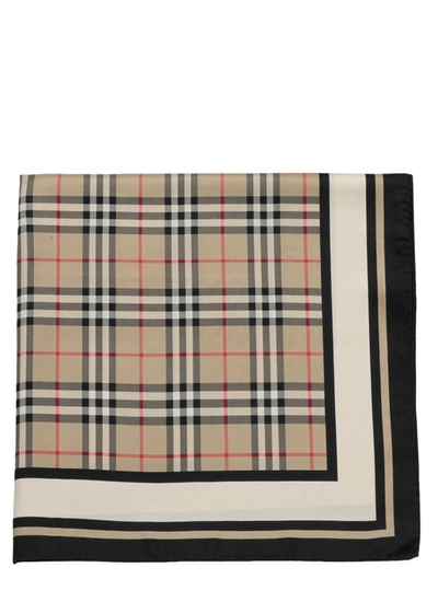 Burberry Mix Print Scarf In Multi