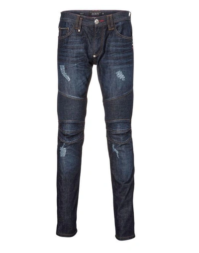 Philipp Plein Biker Straight Cut "san"