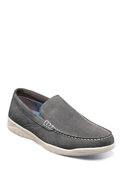 Nunn Bush Men's Sumter Moc Toe Venetian Slip-on Loafer Men's Shoes In Grey