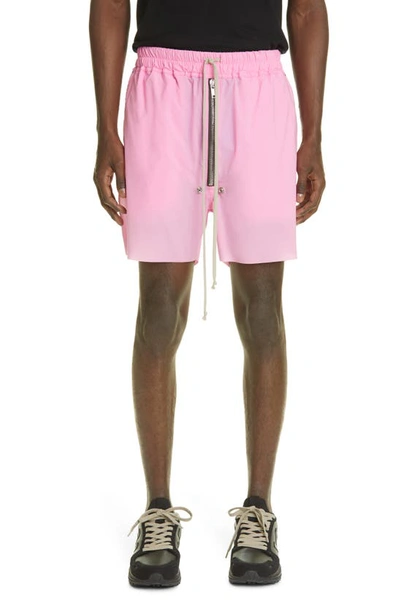 Rick Owens Bela Boxer Shorts In Pop Pink