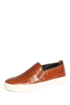 The Flexx 'sneak Name' Sneaker In Cognac Leather