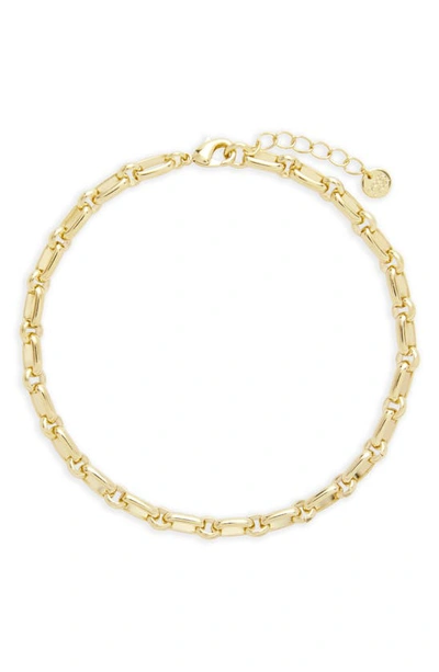 Brook & York 14k Gold Plated Remi Anklet In Yellow