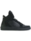 Philipp Plein Hi-top Platforms "inspection" In Black