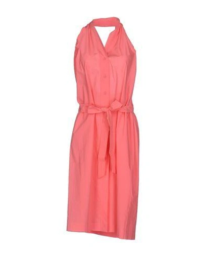Moschino Knee-length Dresses In Fuchsia