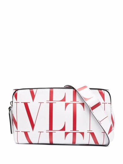 Valentino Garavani Men's  White Leather Belt Bag