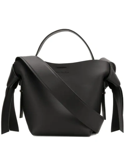 Acne Studios Mini Musubi Shoulder Bag In Black