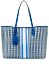 Tory Burch Gemini Link Tote In Blue