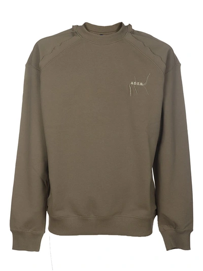 Ader Error Sweatshirt In Beige