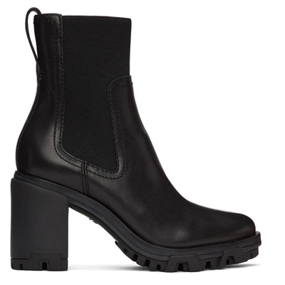 Rag & Bone Shiloh Leather Ankle Boots In Black