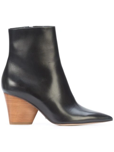 Paul Andrew Woman Tivoli Leather Ankle Boots Black