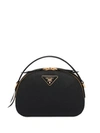 Prada Odette Shoulder Bag In Black