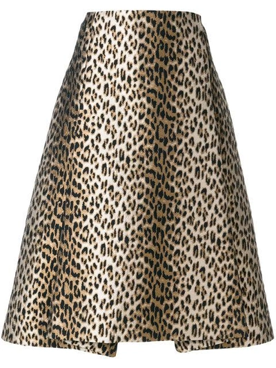 Antonio Marras Leopard Print Skirt