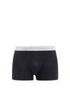 Hanro Pack Of Two Essentials Cotton-blend Boxer Briefs In Black/grey