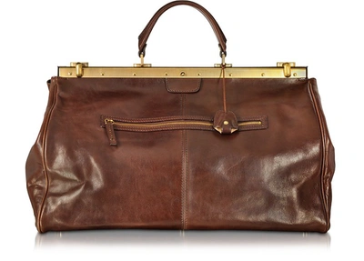 The Bridge Sacs Homme Story - Sac De Voyage Vintage En Cuir Marron