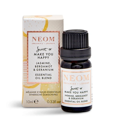 Neom Jasmine, Bergamot And Geranium Essential Oil Blend 10ml