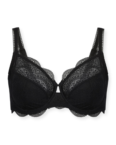 Simone Perele Karma Full Cup Support Lace Bra In Black