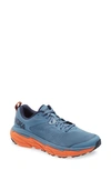 Hoka Challenger Atr 6 Trail Running Shoe In Provincial Blue/ Carrot