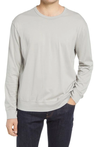 Ag Arc Long Sleeve T-shirt In Silver Grey