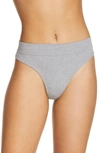 Honeydew Intimates Bailey Thong In Heather Grey
