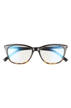 Kate Spade Tinlee 52mm Reading Glasses In Black / Brown