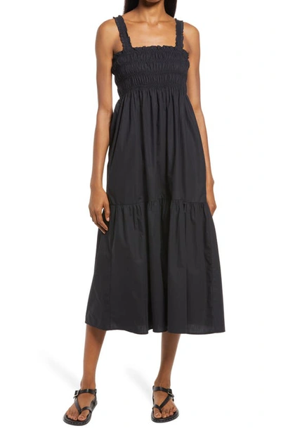 black a line midi dress formal One-Shoulder A-Line Midi Party Dress Black / 0 main image 0