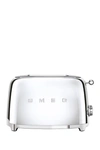 Smeg '50s Retro 2-slice Toaster In Polished Stainless Steel