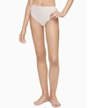 Calvin Klein Women's Invisibles High-waist Thong Underwear Qd3864 In Nymphs Thigh