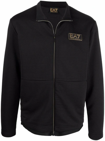 Ea7 Sweaters Black