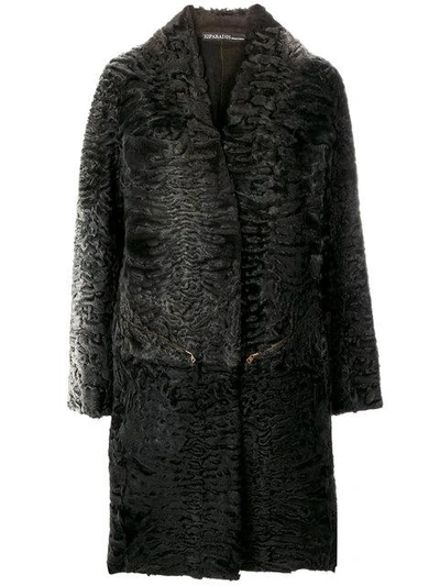 32 Paradis Sprung Frères Embroidered Draped Coat