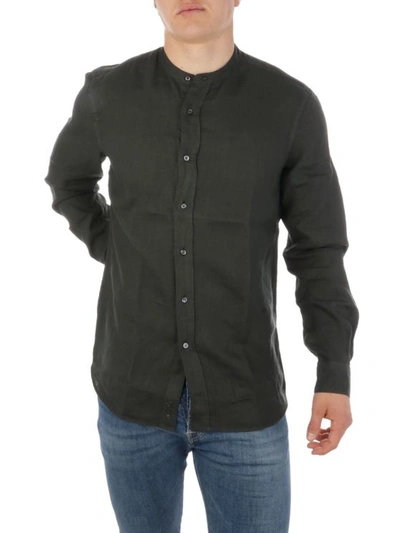 Aspesi Men's Ce76c19585367 Grey Linen Shirt