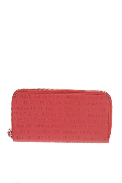 Armani Exchange Women's Red Polyester Wallet