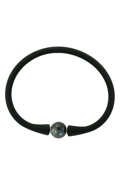 Effy 11mm Freshwater Pearl Bracelet In Black
