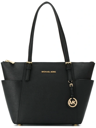 Michael Michael Kors Trapeze Shoulder Bag In Black