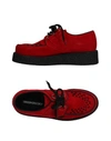 Underground Lace-up Shoes In Red