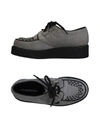 Underground Lace-up Shoes In Grey