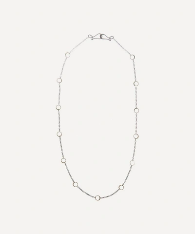 Melissa Joy Manning Silver And 14ct Gold Round Link Chain Necklace